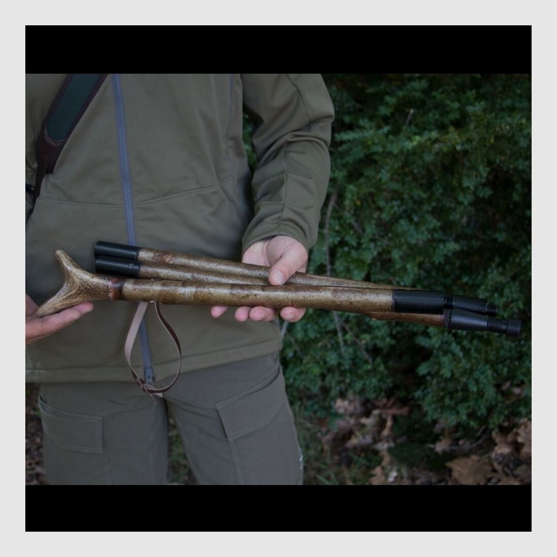 GASTROCK target stick deer horn fork - 3-piece