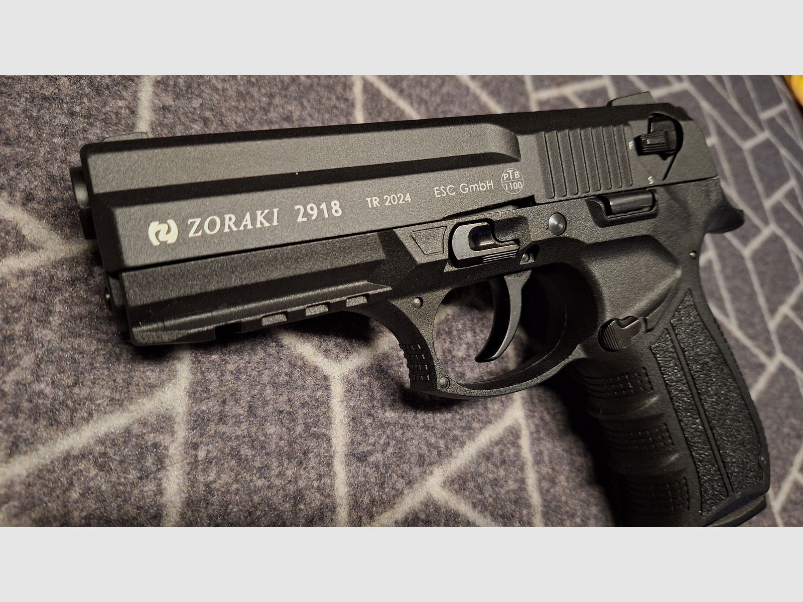 Zoraki 2918 SRS Pistole schwarz PTB1100 NEU!