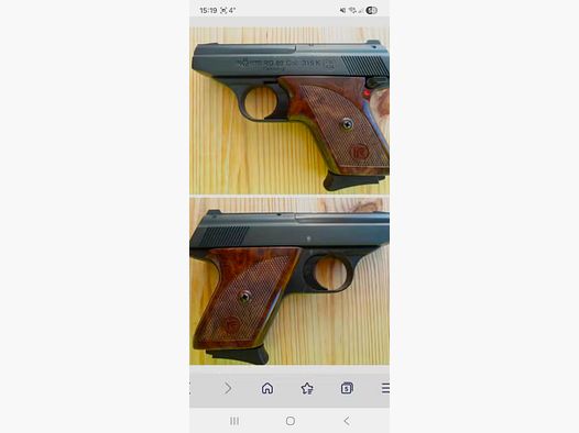 Röhm RG 80 Gas/ Schreckschusspistole. Leichte Gebrauchsspuren