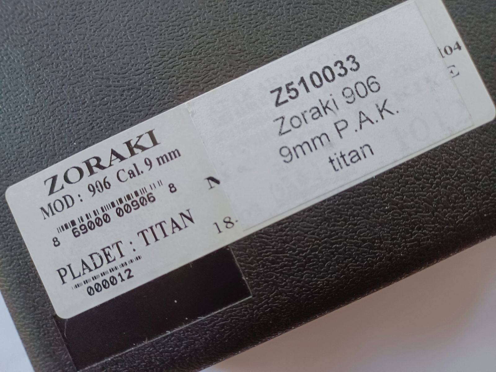 Zoraki 906 Titan cal. 9mm P.A.K., image 2 sur 6