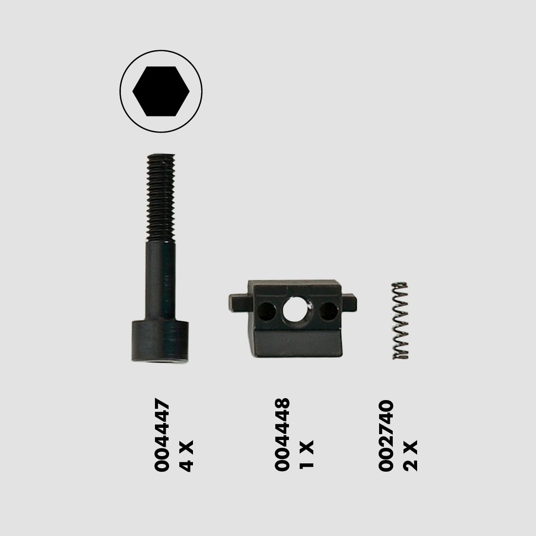 Spare parts set for sights 7002
