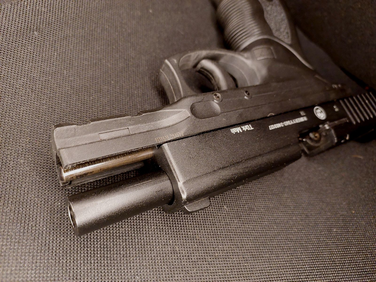 Retay PT-23 Pistool 9mm P.A.K. geblauwde (PTB 1077) PT 23 als nieuw!