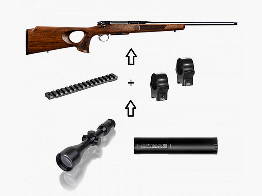 Heym SR30 Ranger-T + ZF Steiner + ... - Power Pacs - Pakiet Kompletny