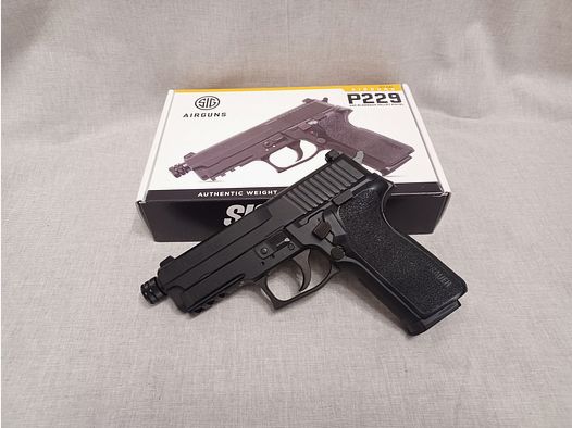 SIG SAUER P229 / 4,5 mm Diabolo / BlowBack / CO2 / Pistole / OVP (82)
