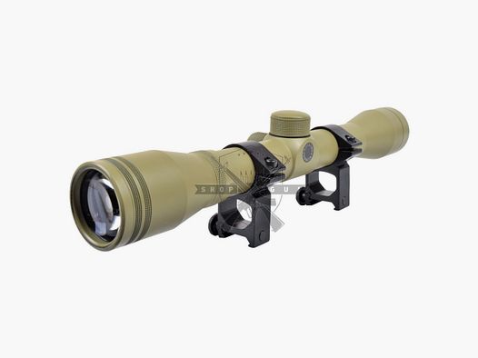 SCOPE 32MM LENS ZOOM 4X (JS-TACTICAL) (TAN)