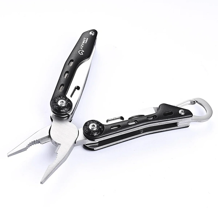 Multitool AZYMUT Turon – 10 Werkzeuge + Karabiner + Gürteltasche, Bild 11 von 20