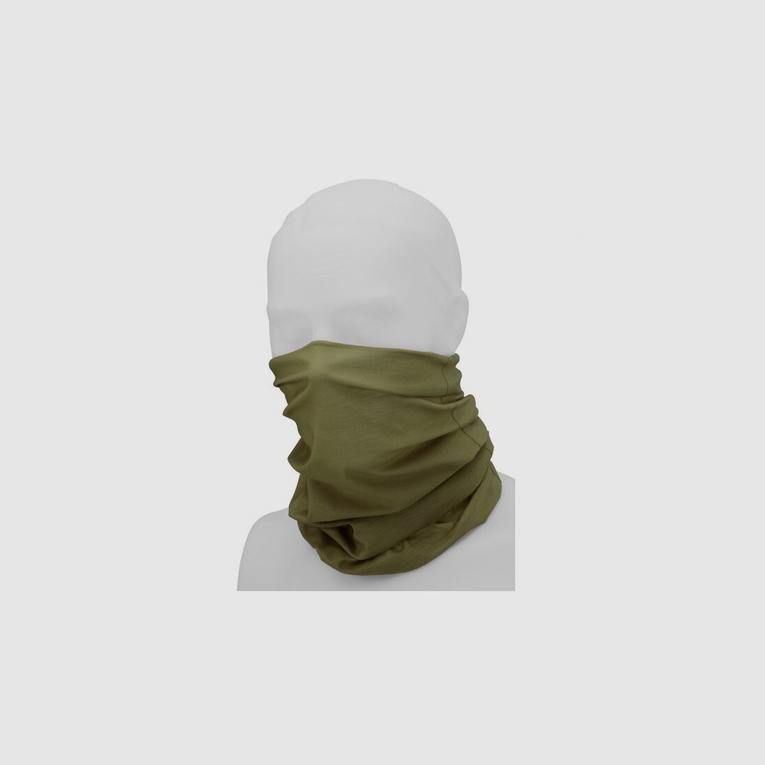 Multifunktionstuch (Schlauchschal / Balaclava) für Mund, Gesicht, Hals -Einheitsgröße- Oliv