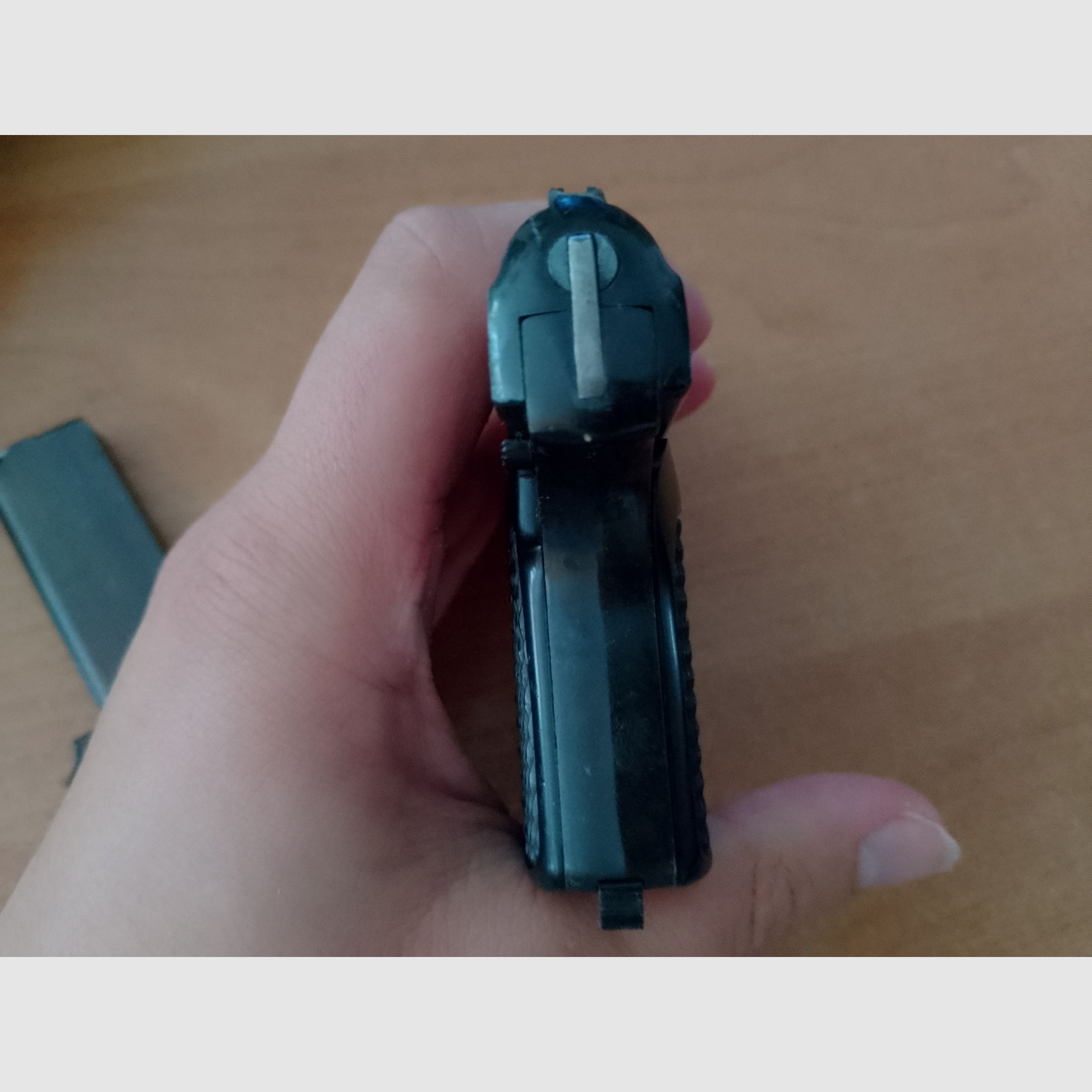 Zeldzame Rhöner SM 110A Kal. 8 mm knal in PTB 45-69 van 1969!