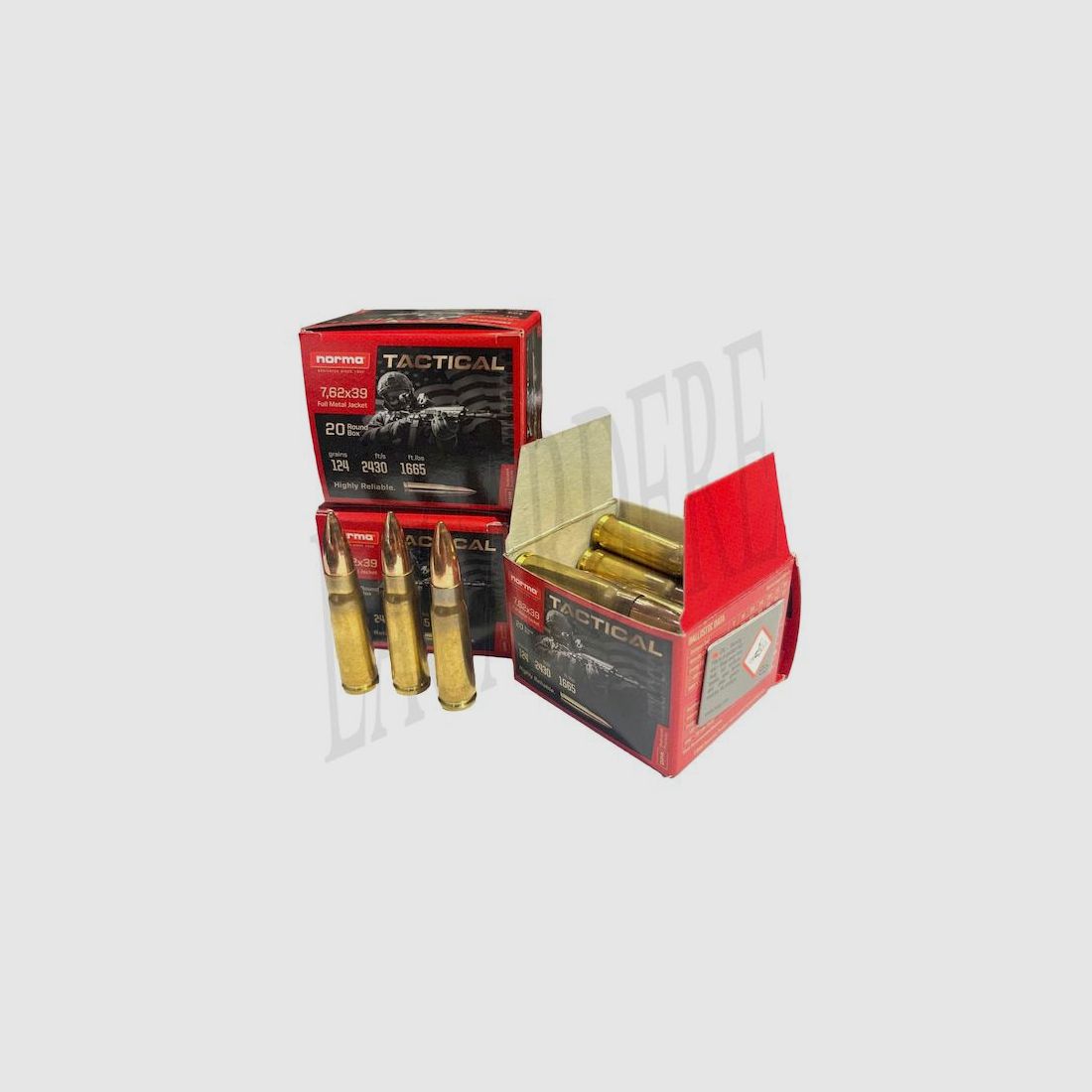 NORMA FMJ TACT 124 GRS (PATRONE MIT GESCHOSS)