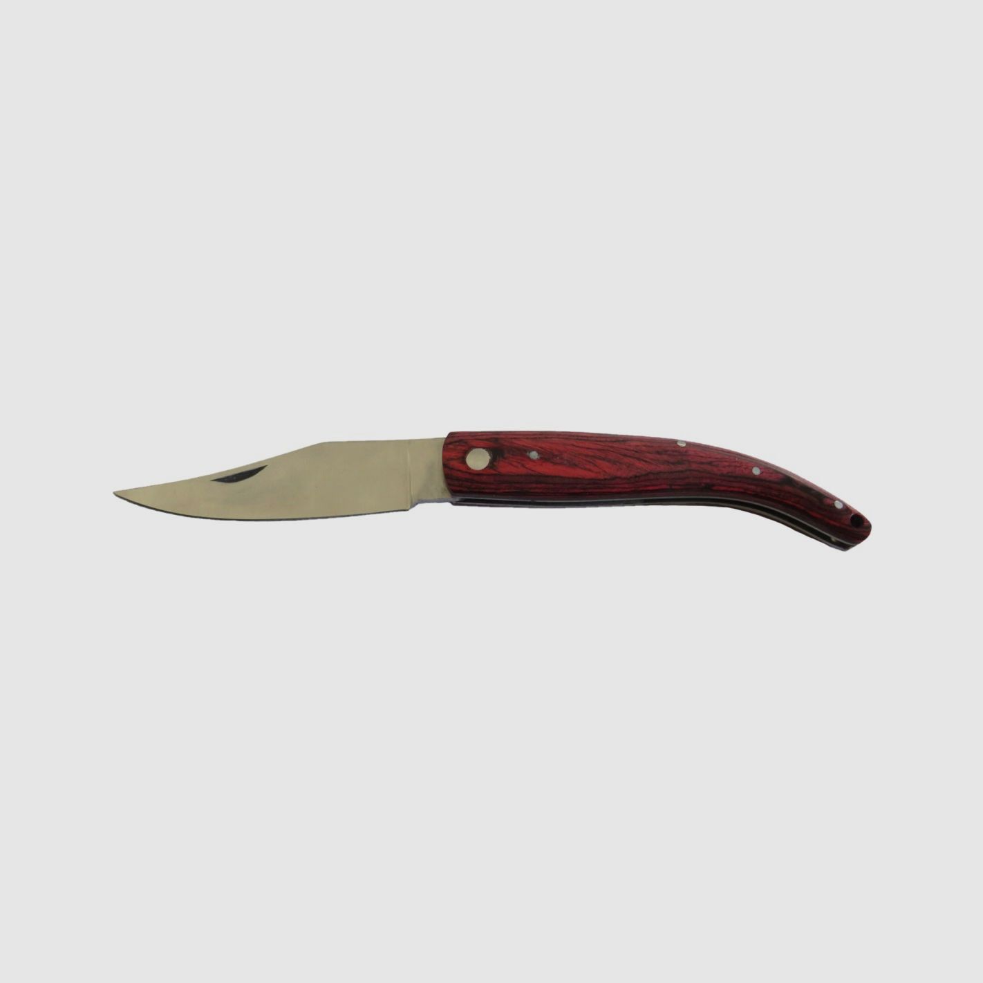 Messer mit Nussbaumgriff, Klinge aus Stahl 9 cm, Bild 1 von 3
