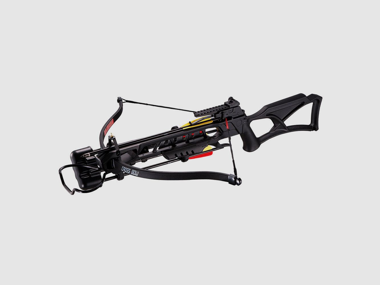 Man Kung Recurve Anaconda 175 lbs Black SET - Quiver, Pijlen, RedDot