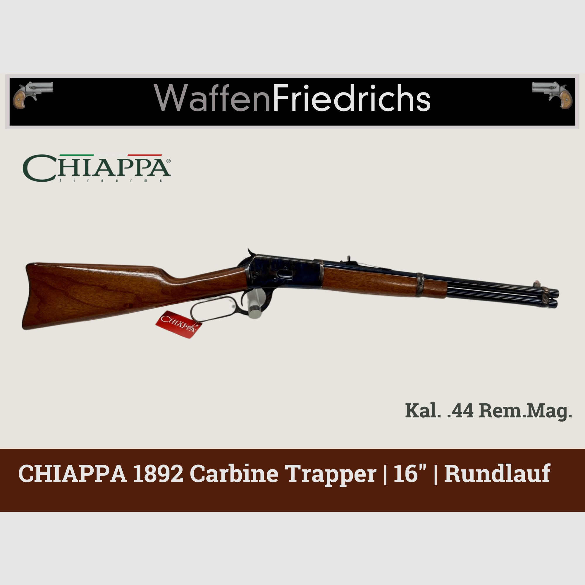 CHIAPPA 1892 Carbine Trapper 16" UHR - WaffenFriedrichs