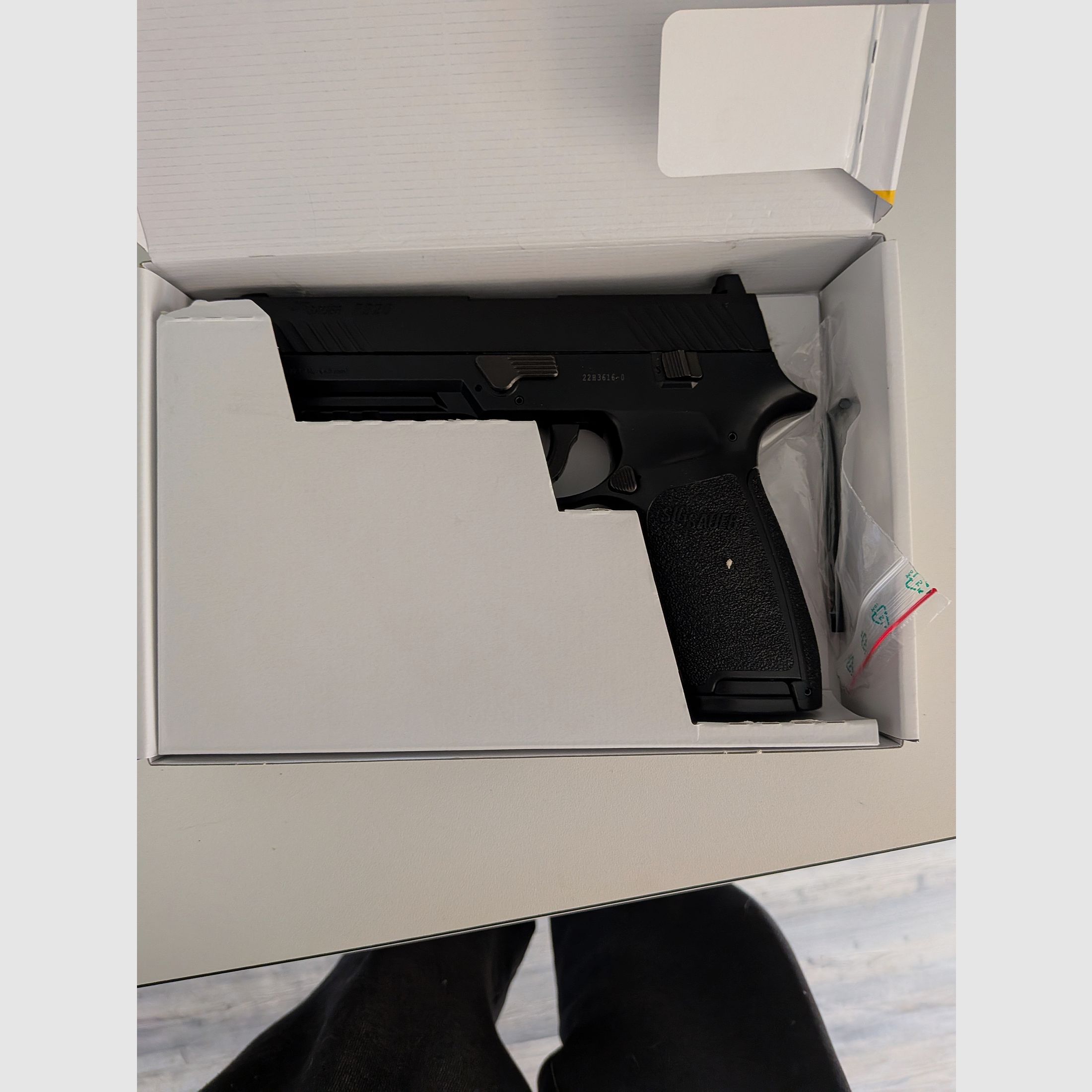 Pistola de retroceso de CO2 Sig Sauer P320