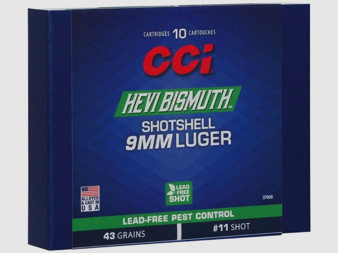CCI Shotshell Bism. 53grs Nr12 10S 9mmLuger