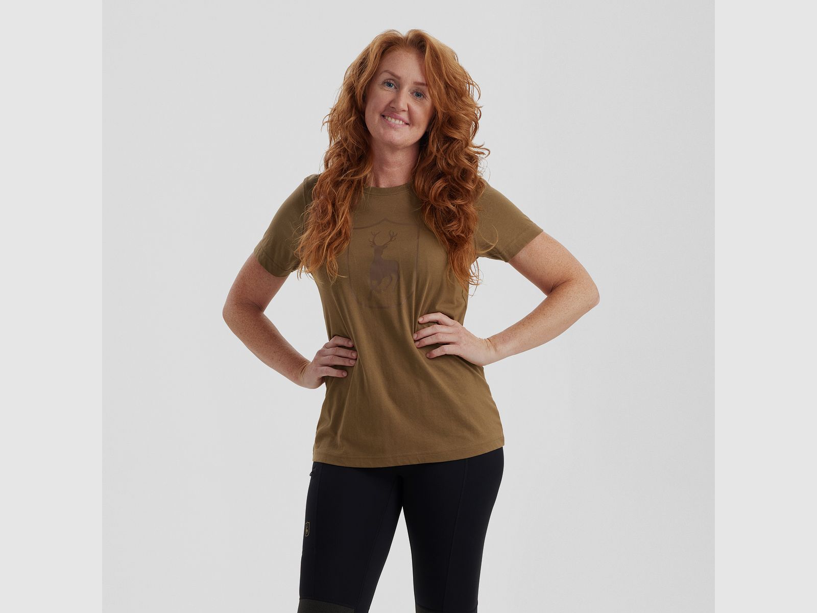 Lady Logo T-Shirt - Butternut - Women's Clothing Size: 36