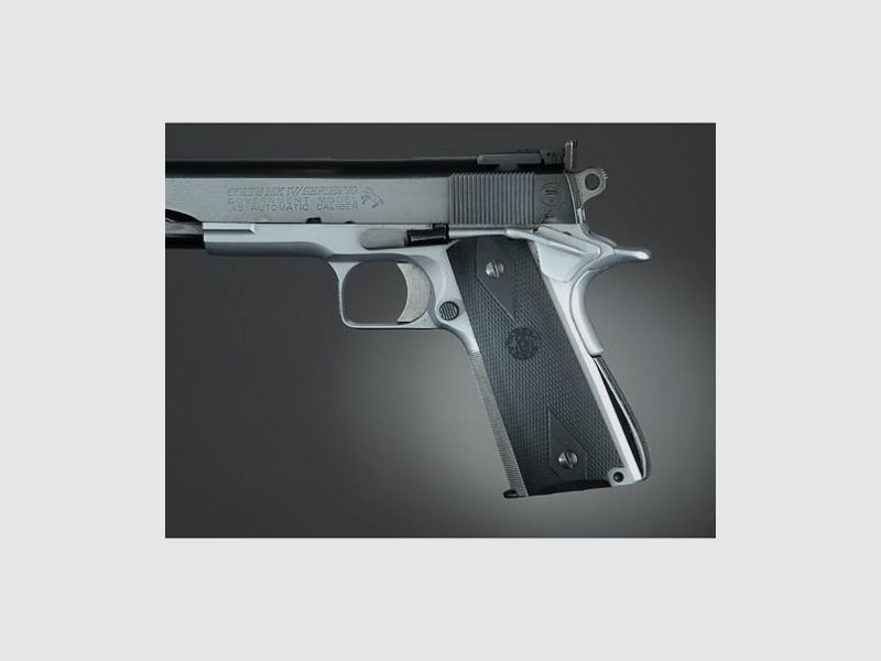 Hogue Checkered Rubber Grip Colt 1911, imagen 1 de 6
