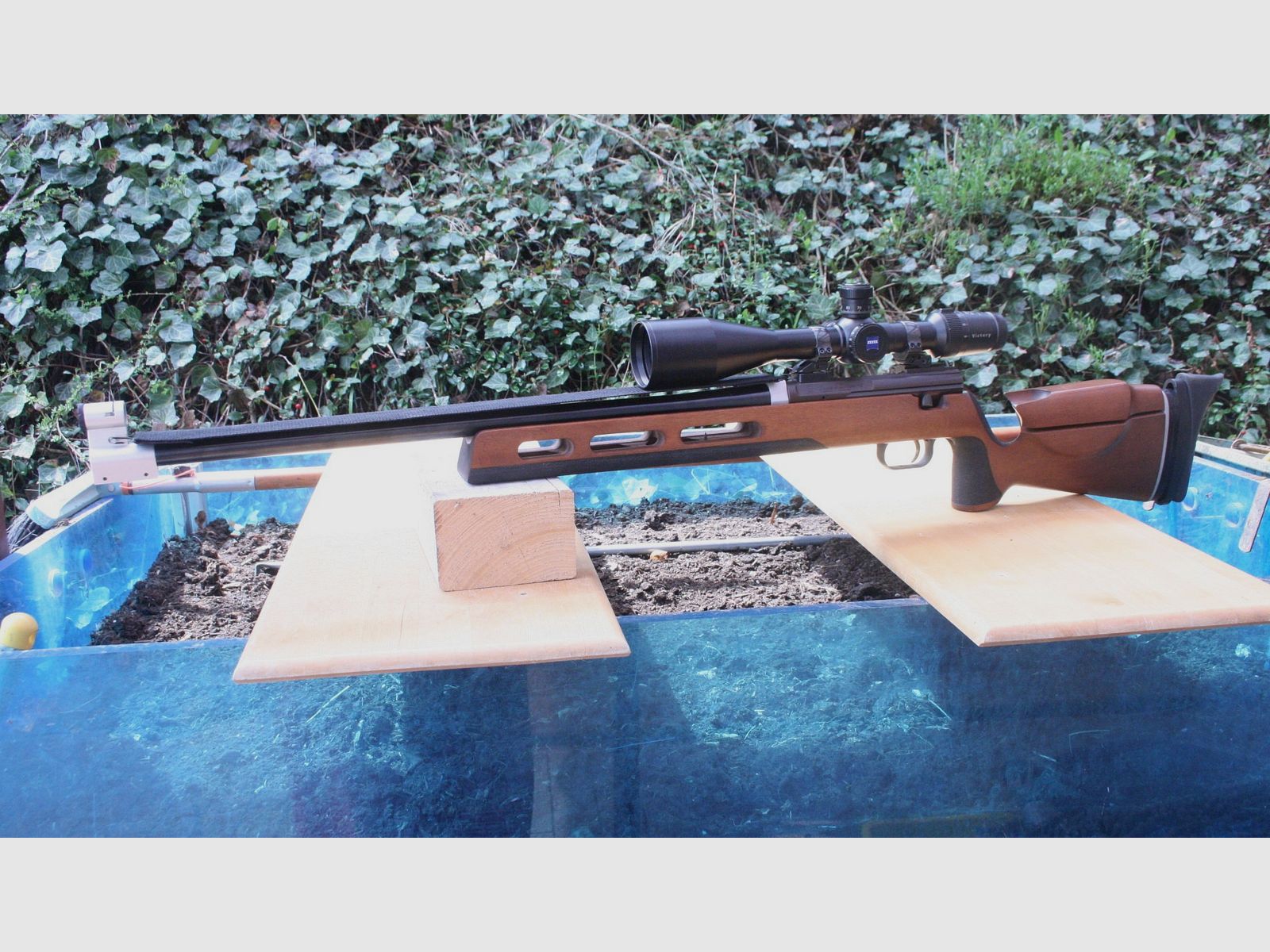 Rifle de competición de Grünig & Elminger en cal. 308 con Zeiss Diavari ZF 6-25 x 56T