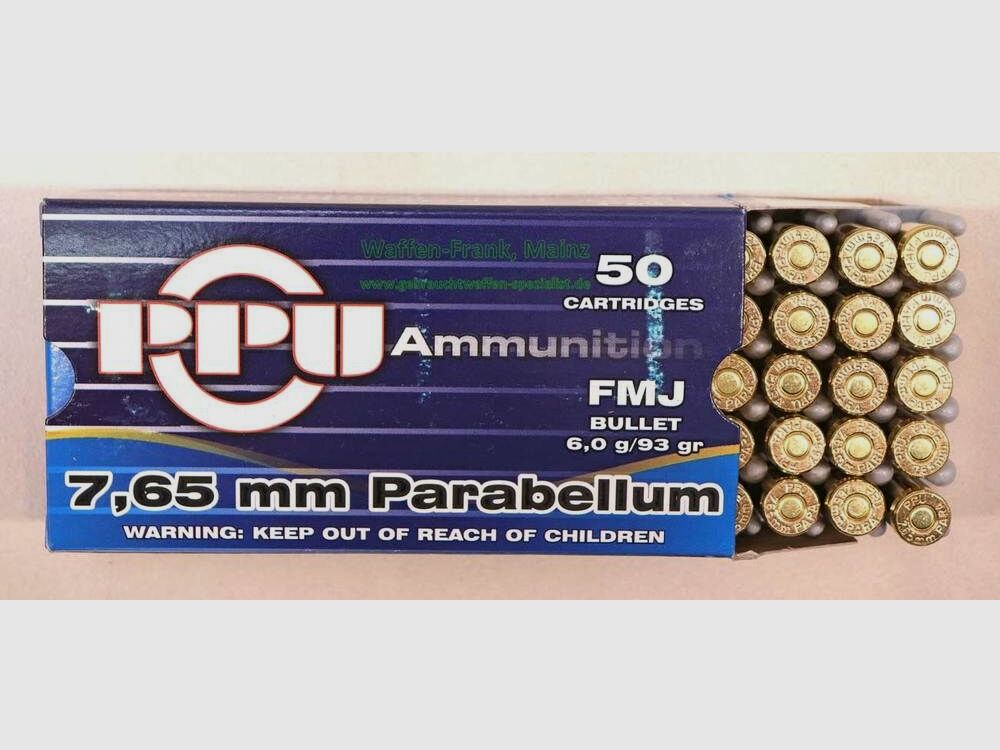 PPU/Prvi Partizan Pistolenmunition