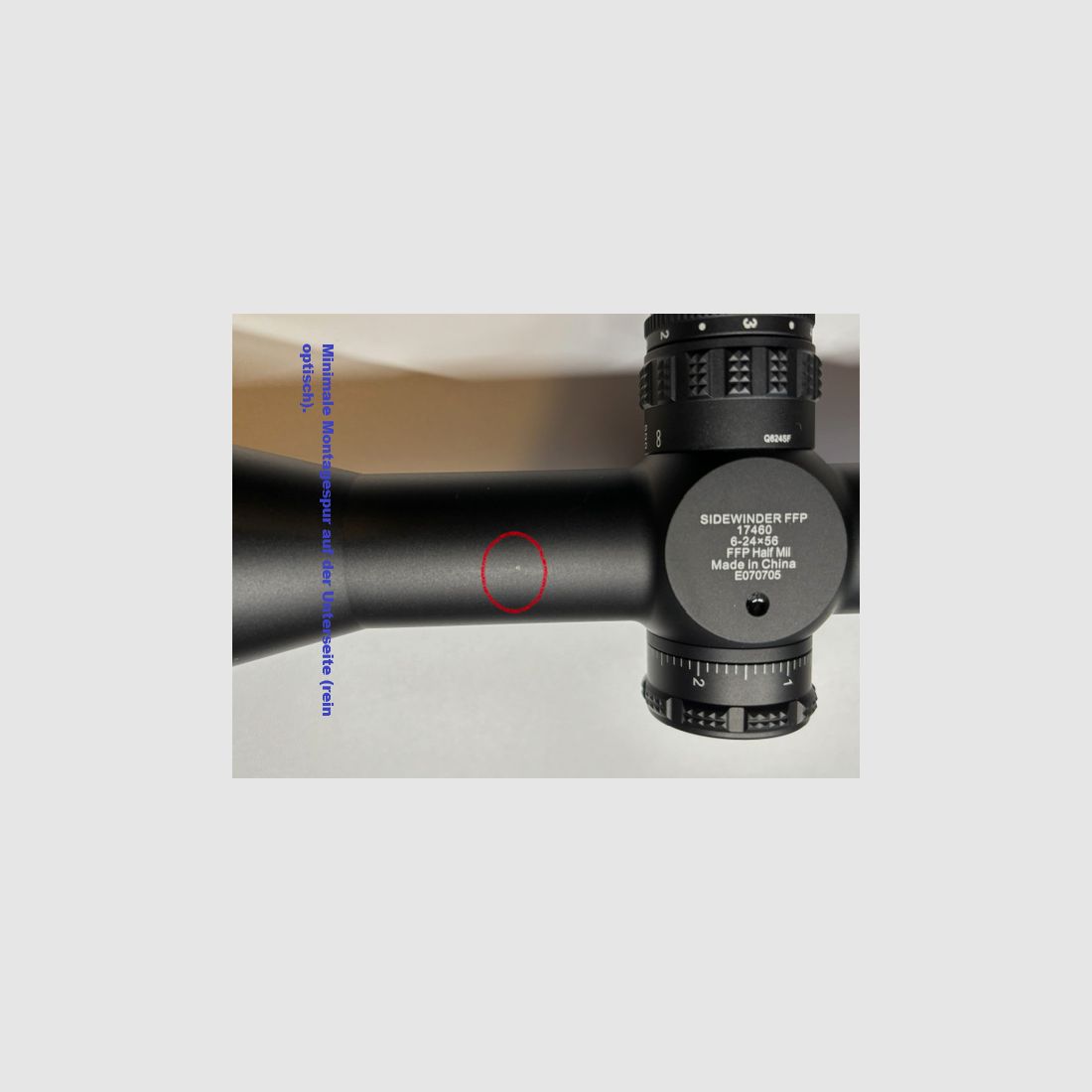 Hawke Sidewinder 30 FFP 6-24x56 (17460) – Half Mil reticle – As new / unfired / unused in original packaging - with Bubble Level