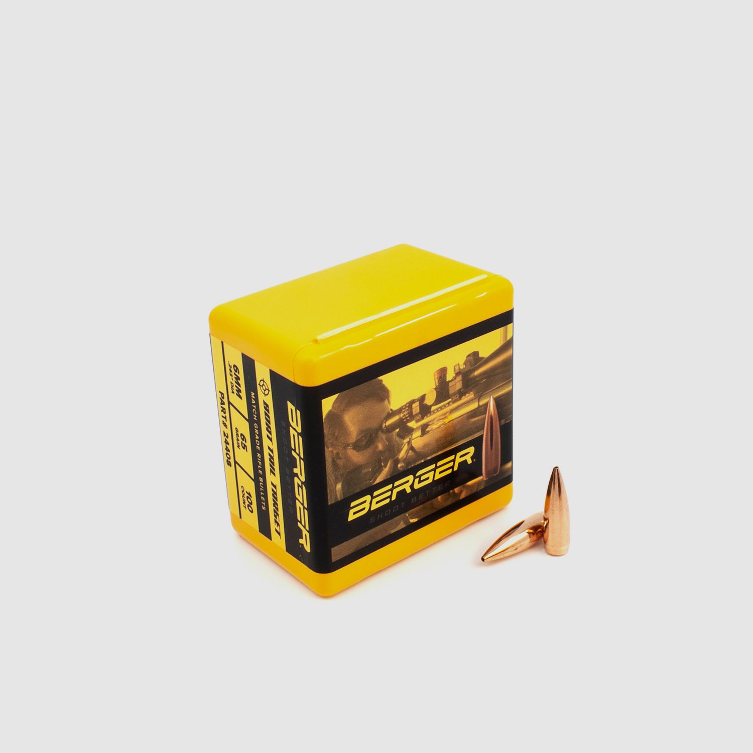 Proiettile Berger 6mm/.243 BT Target 65GR 100 pezzi