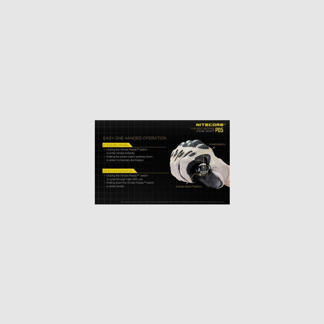 Lampe torche Nitecore P05 460 lumens, image 9 sur 20