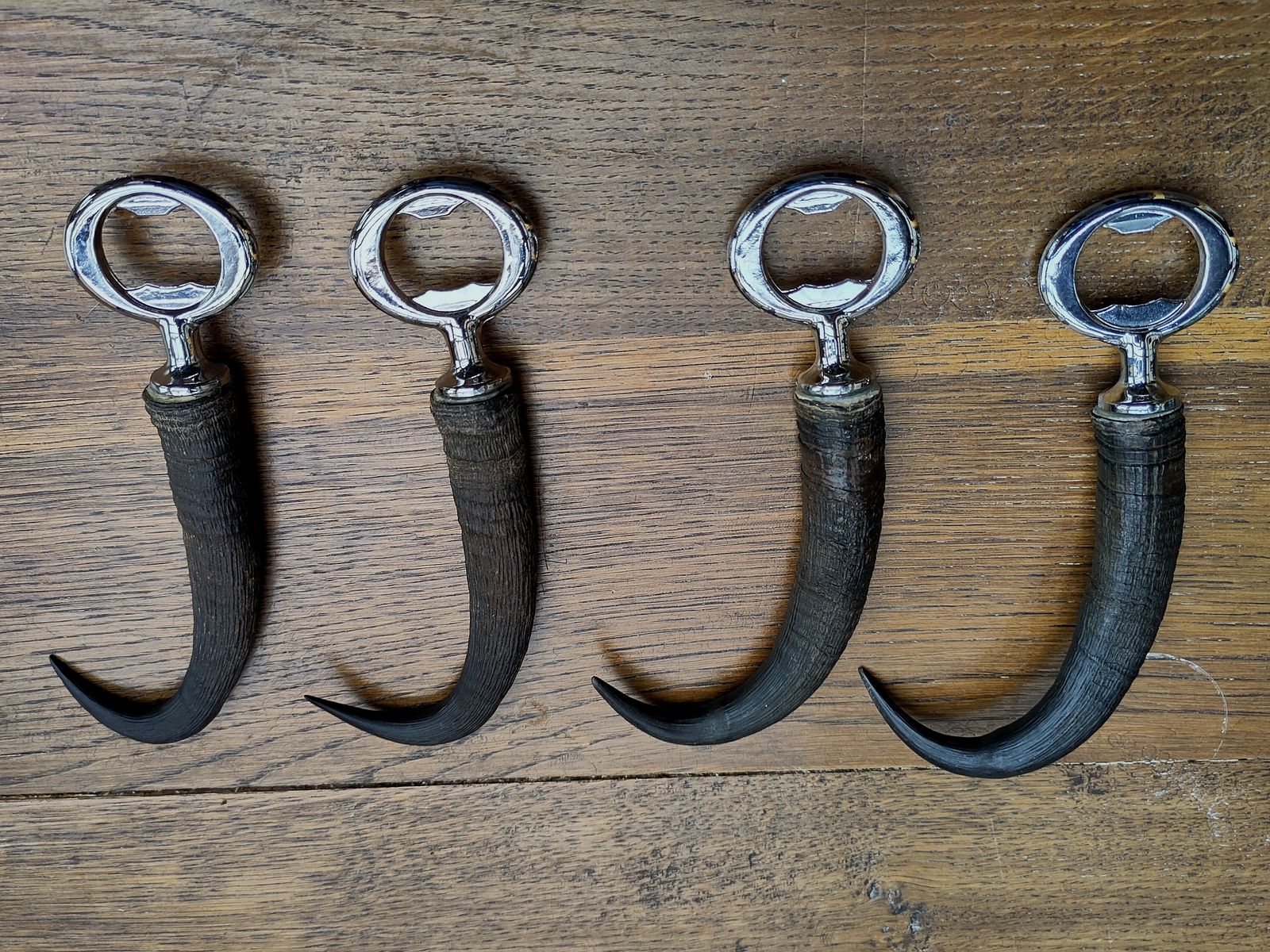 Bottle opener chamois horn