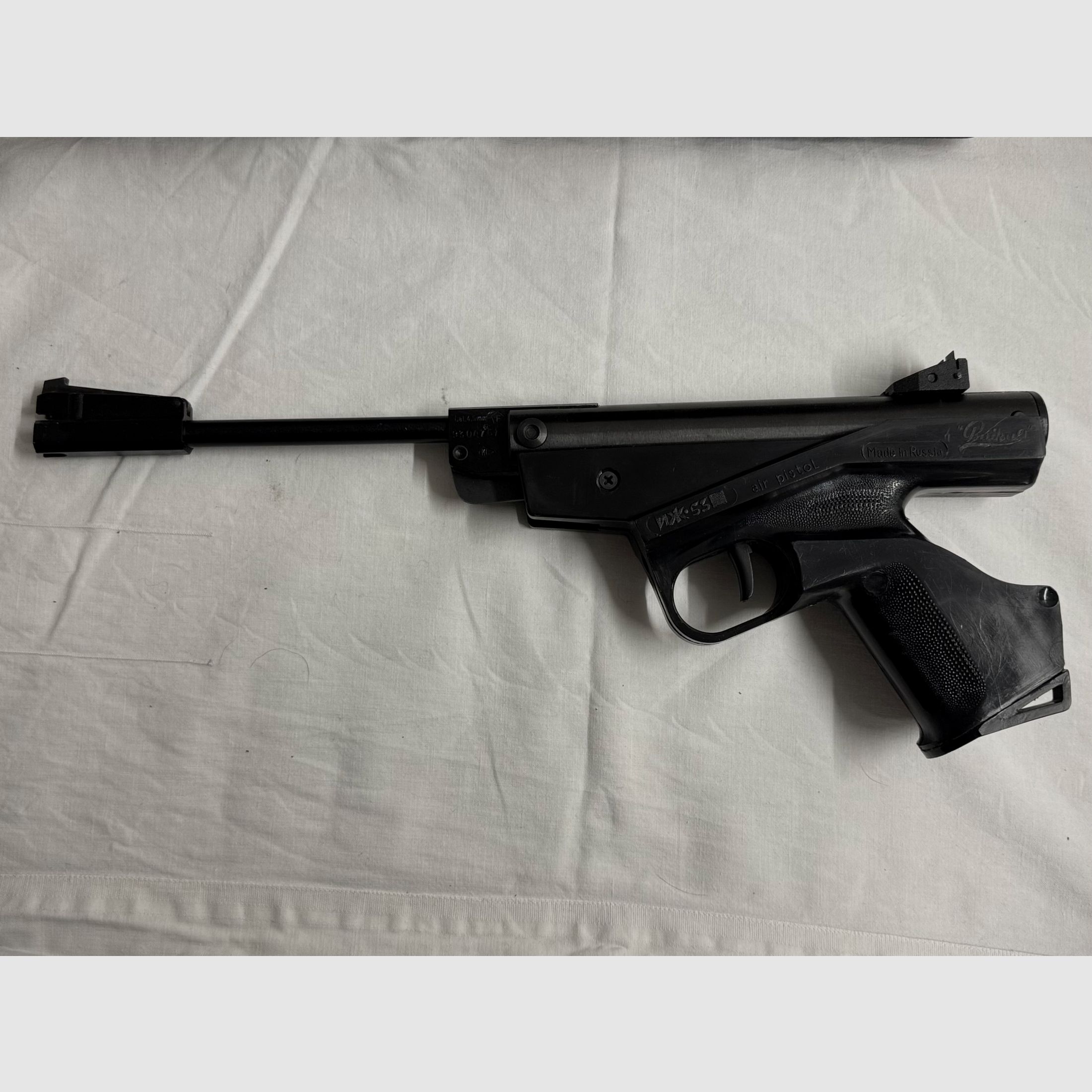 Baikal air pistol MP-53M, caliber 4.5 mm with ammunition