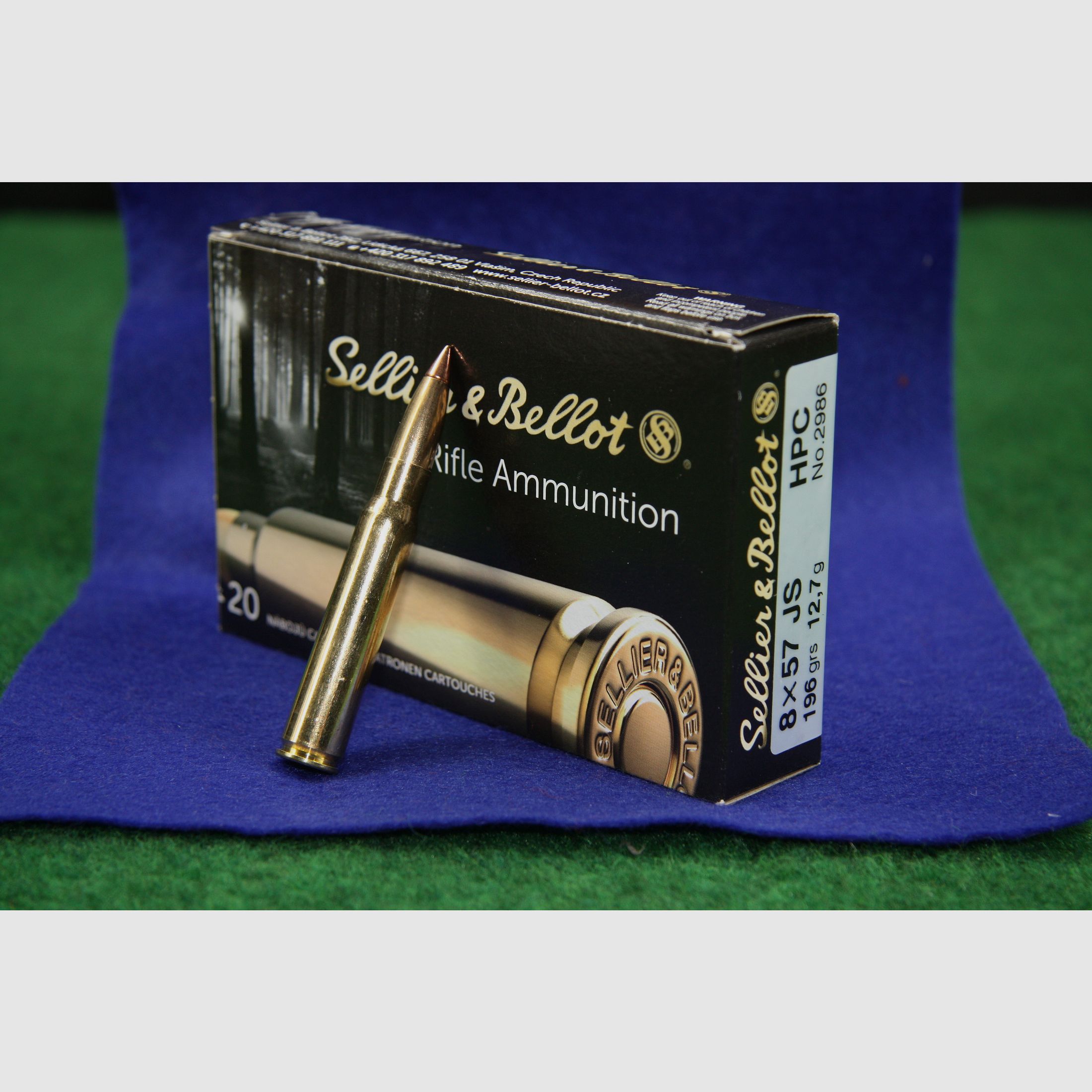 Sellier & Bellot 8x57IS  196gr / 12,7g      20er