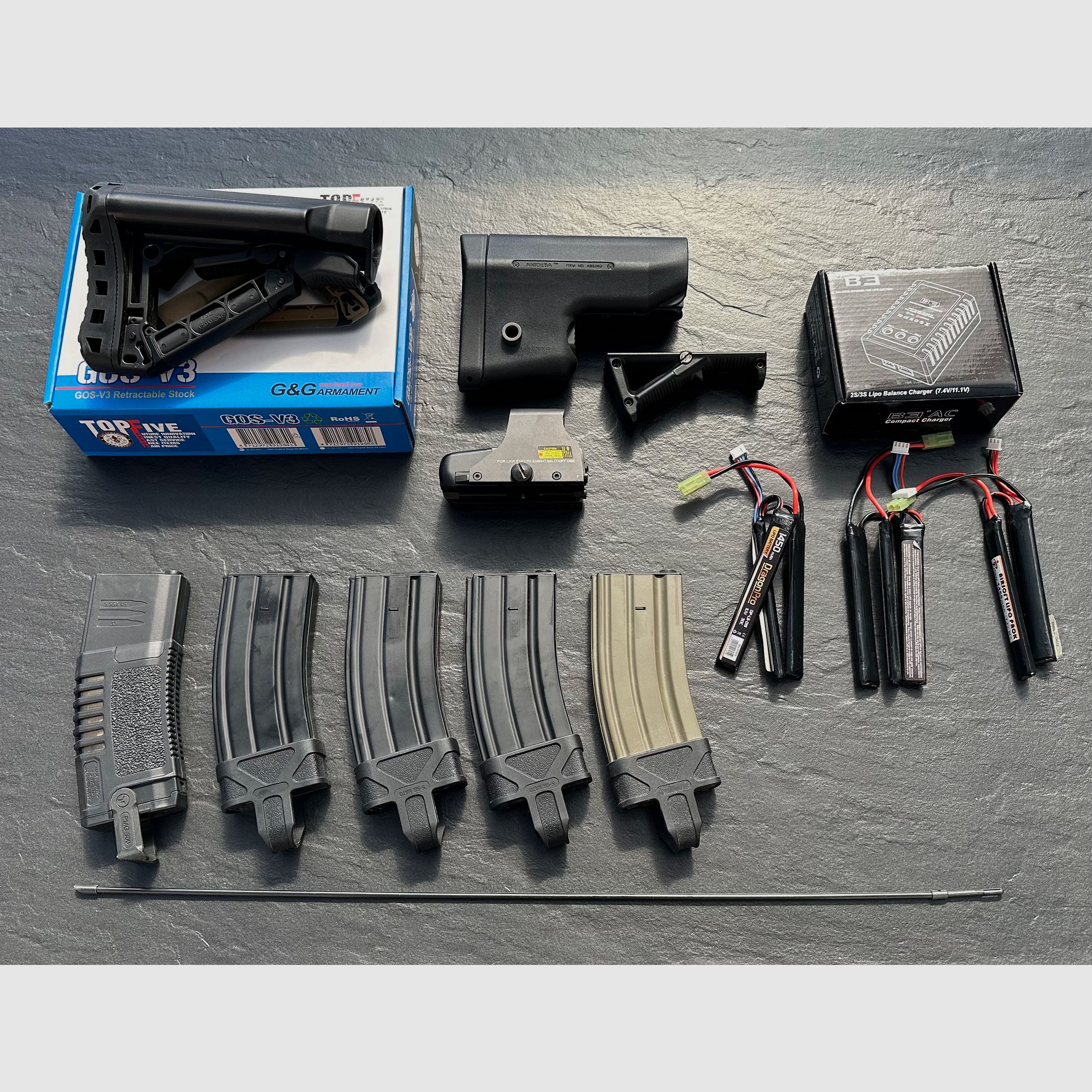 S-AEG complete set, like new (Ares Amoeba AM-009-BK)