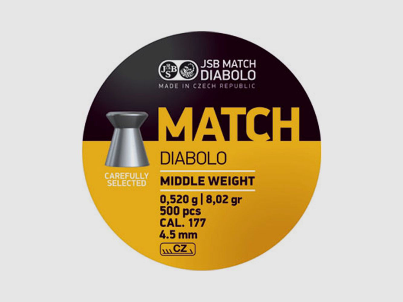 JSB Match Diabolos mittel 0,520g - 4,5 mm