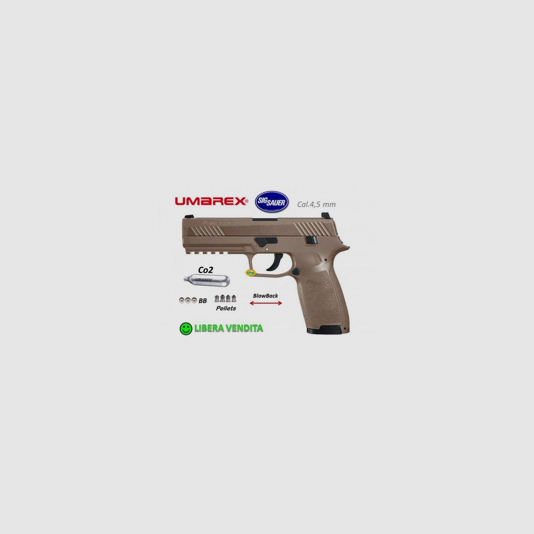 UMAREX SIG SAUER P320 AIR DESERT kal.4,5