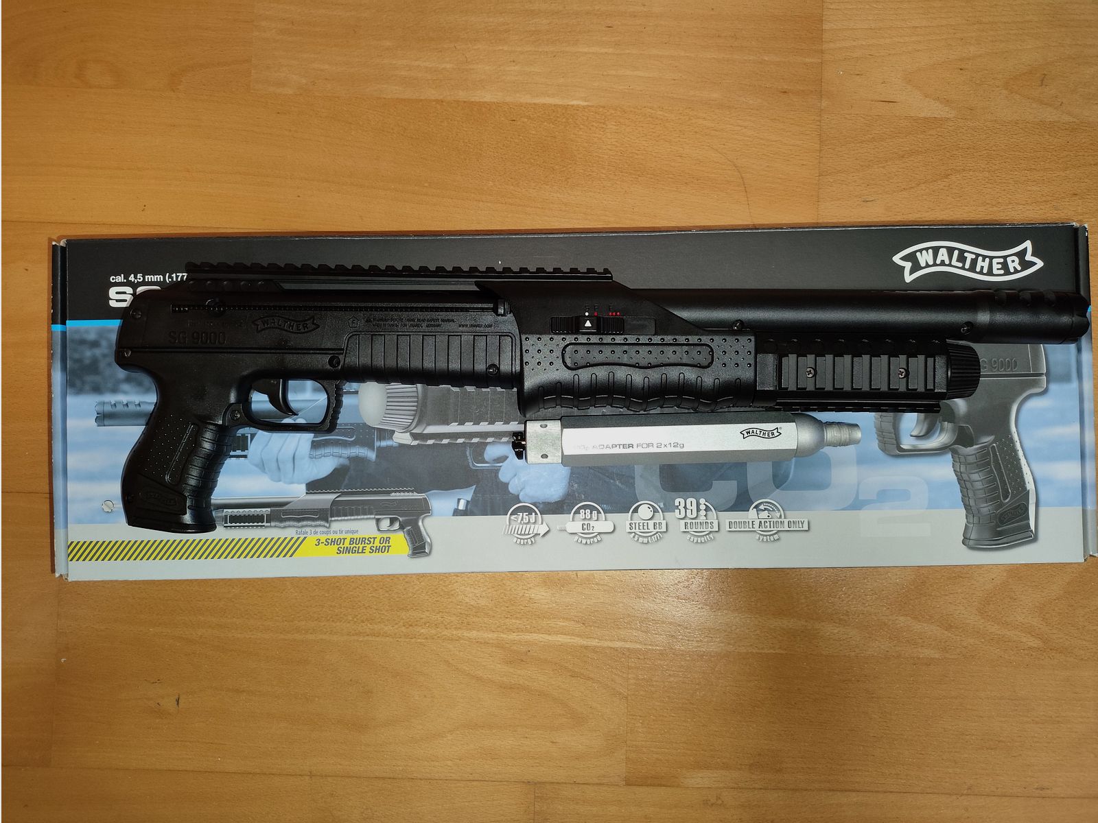 Walther SG 9000 Co2 Pumpgun, cal. 4,5 BB
