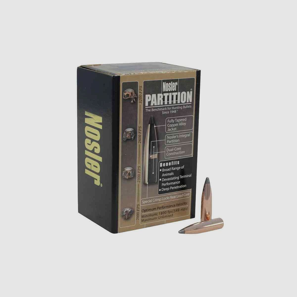 Geschoss .30-150gr. Nosler Partition, Bild 2 von 2