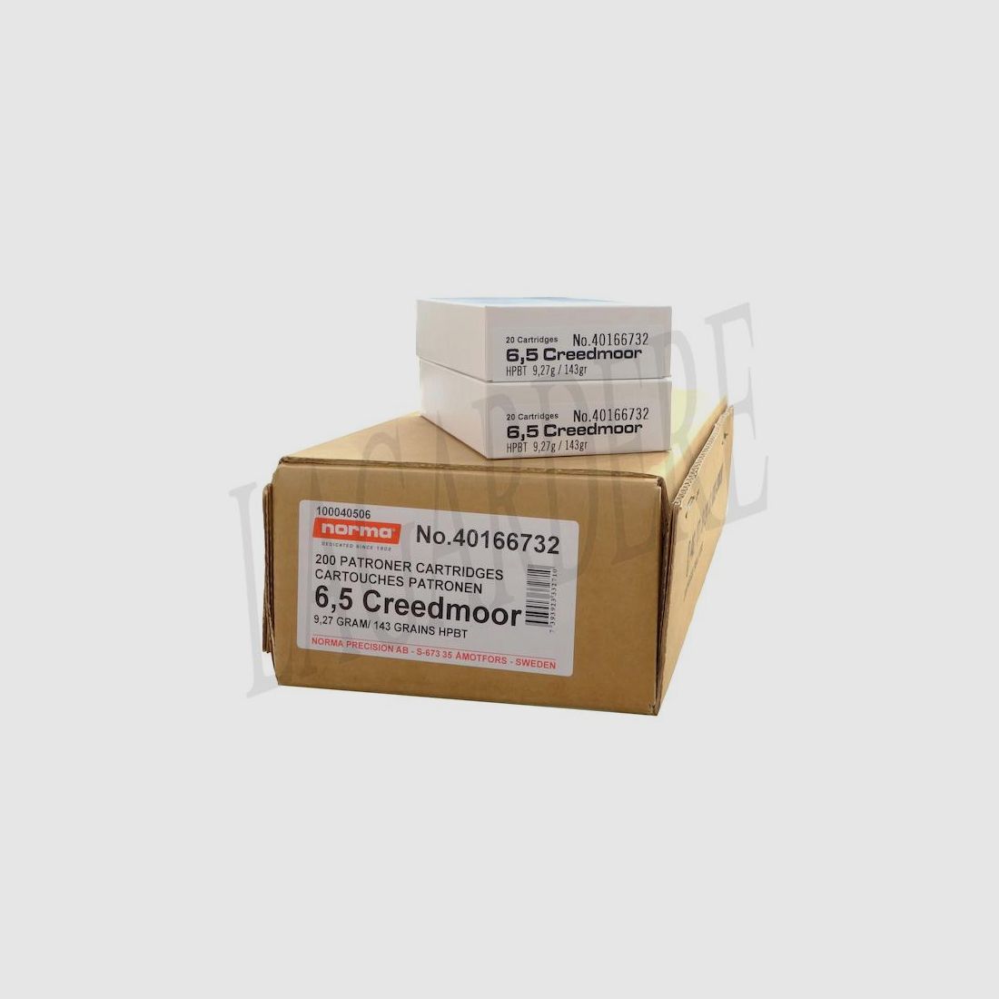 NORMA GOLDEN TARGET 143 GRS HPBT (Patrone mit Geschoss)