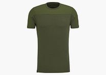 GLOCK Tactical T-Shirt Oliv – Ripstop-Schultern, Stretch-Torso – Soft-Velcro-Badge – Größe S