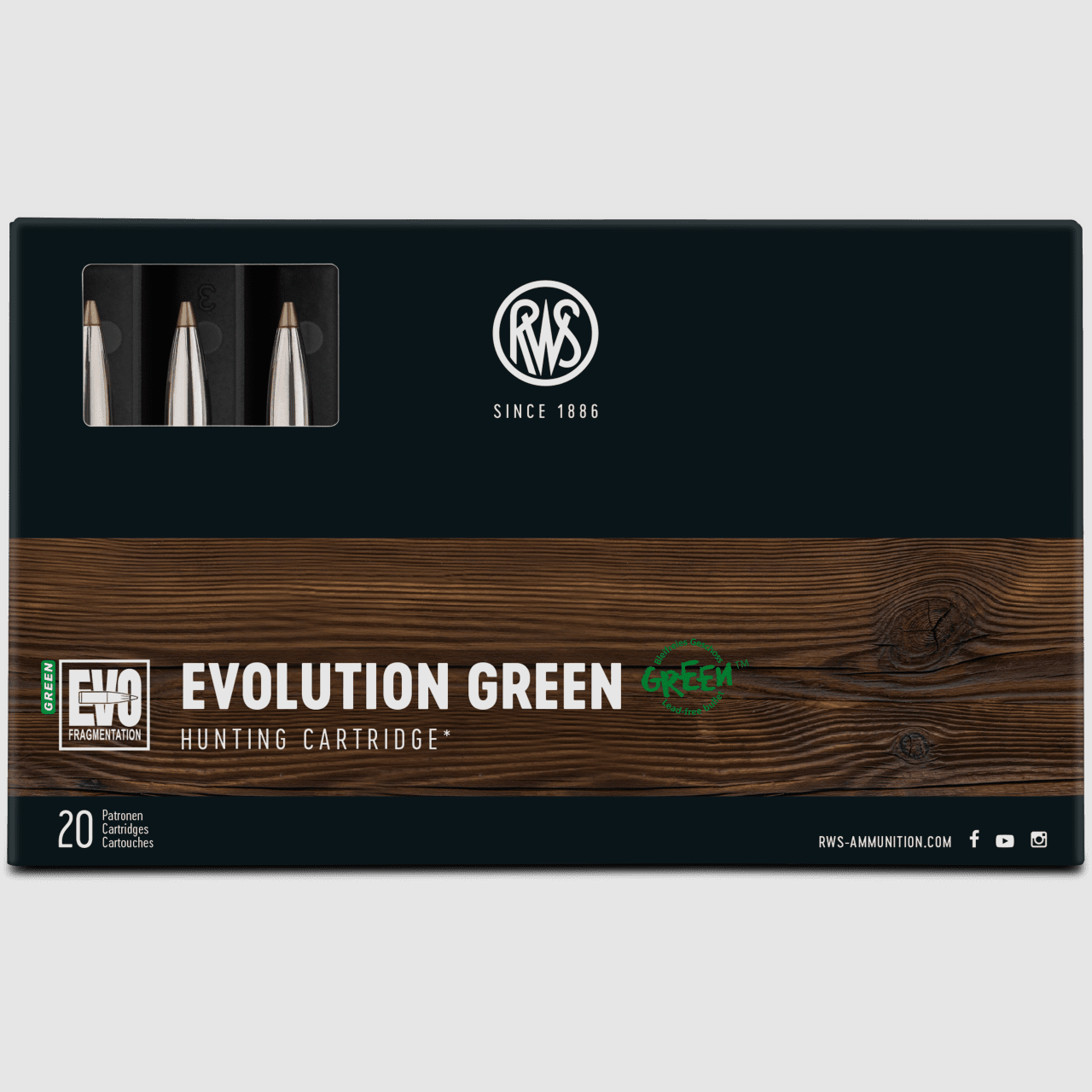 RWS 7x57 R Evo Green 127gr. - 20 Stk