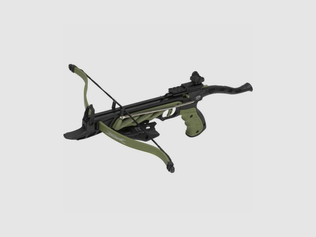 Pistola de ballesta Haller Alligator 80 lbs verde