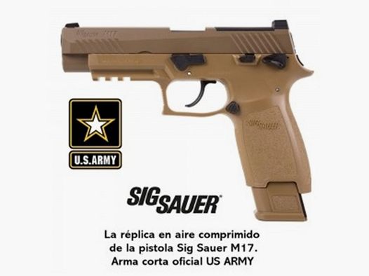 Pistola CO2 Sig Sauer M17 ASP Coyote