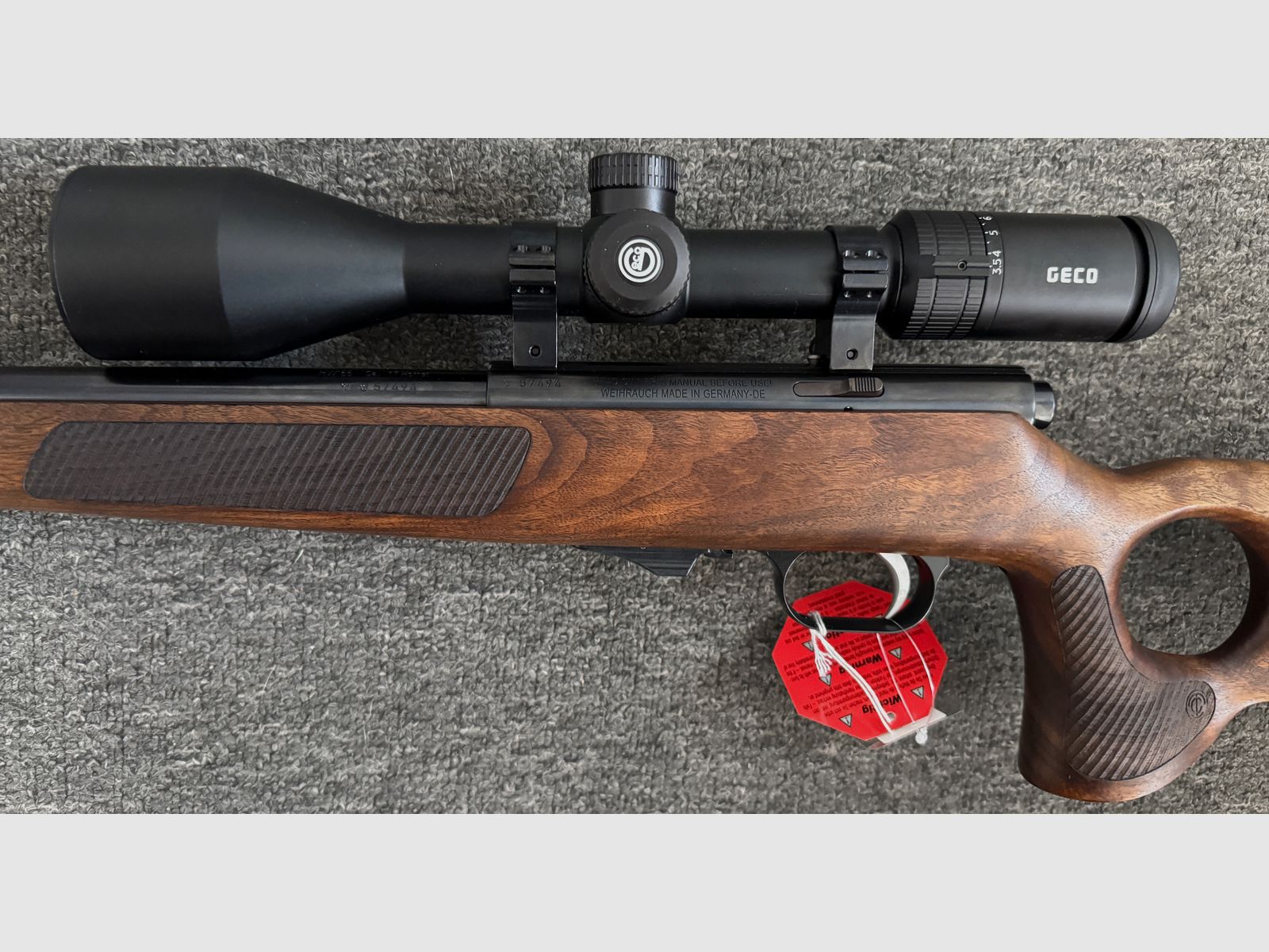 Weihrauch HW66 Production .17 Hornet con Geco 3,5-18x56 LP