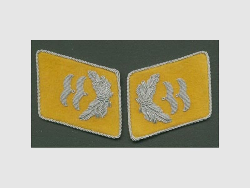 Kragenspiegel Oberleutnant Flieger/Fallschirmjäger Repro !!!