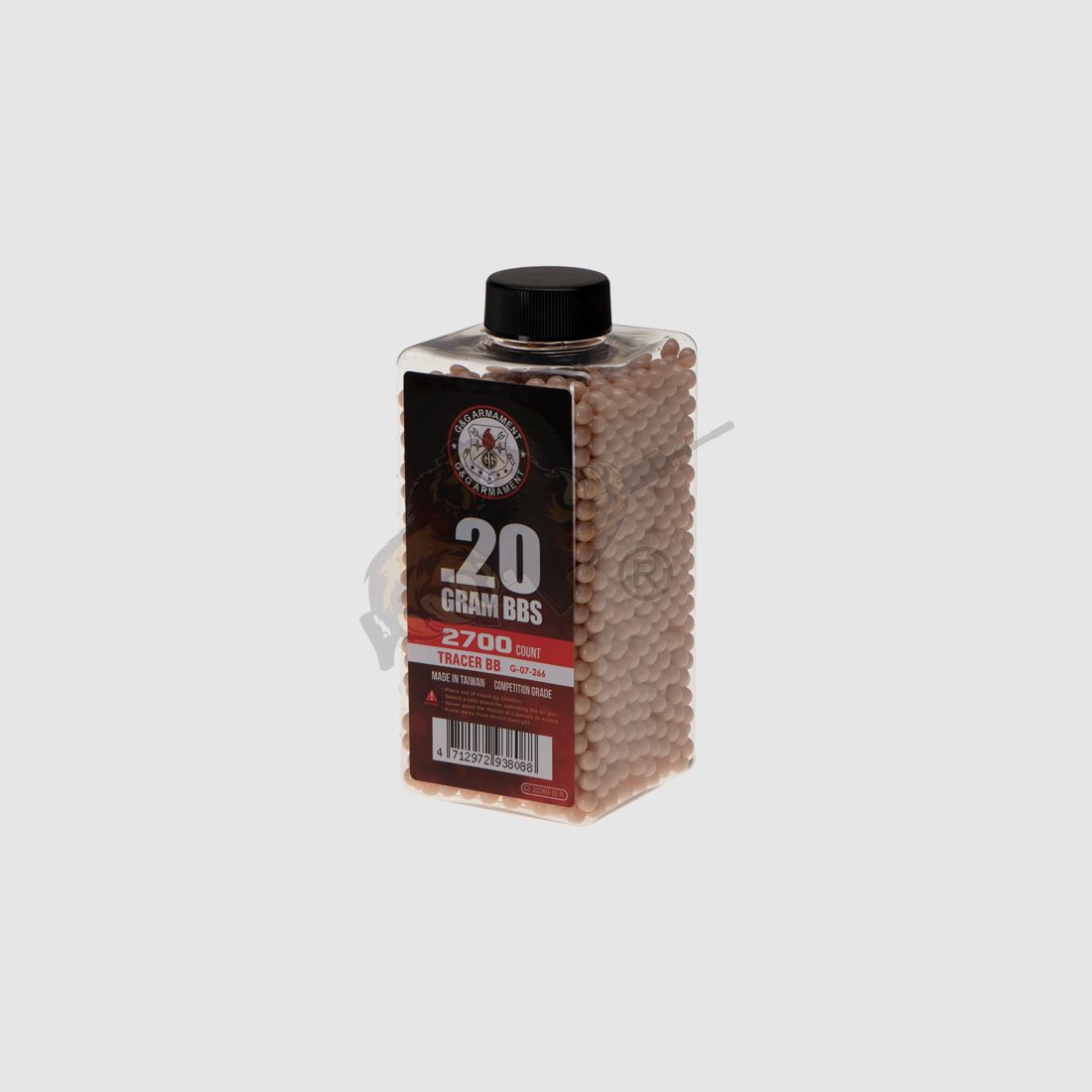 G&G Tracer Airsoft BB 2700rds 0,20g (2.700 Stück) - Leuchtspur Rot