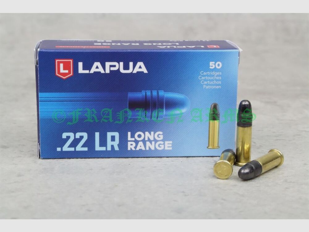 Lapua Long Range .22 l.r. 50 pièces Prix dégressifs