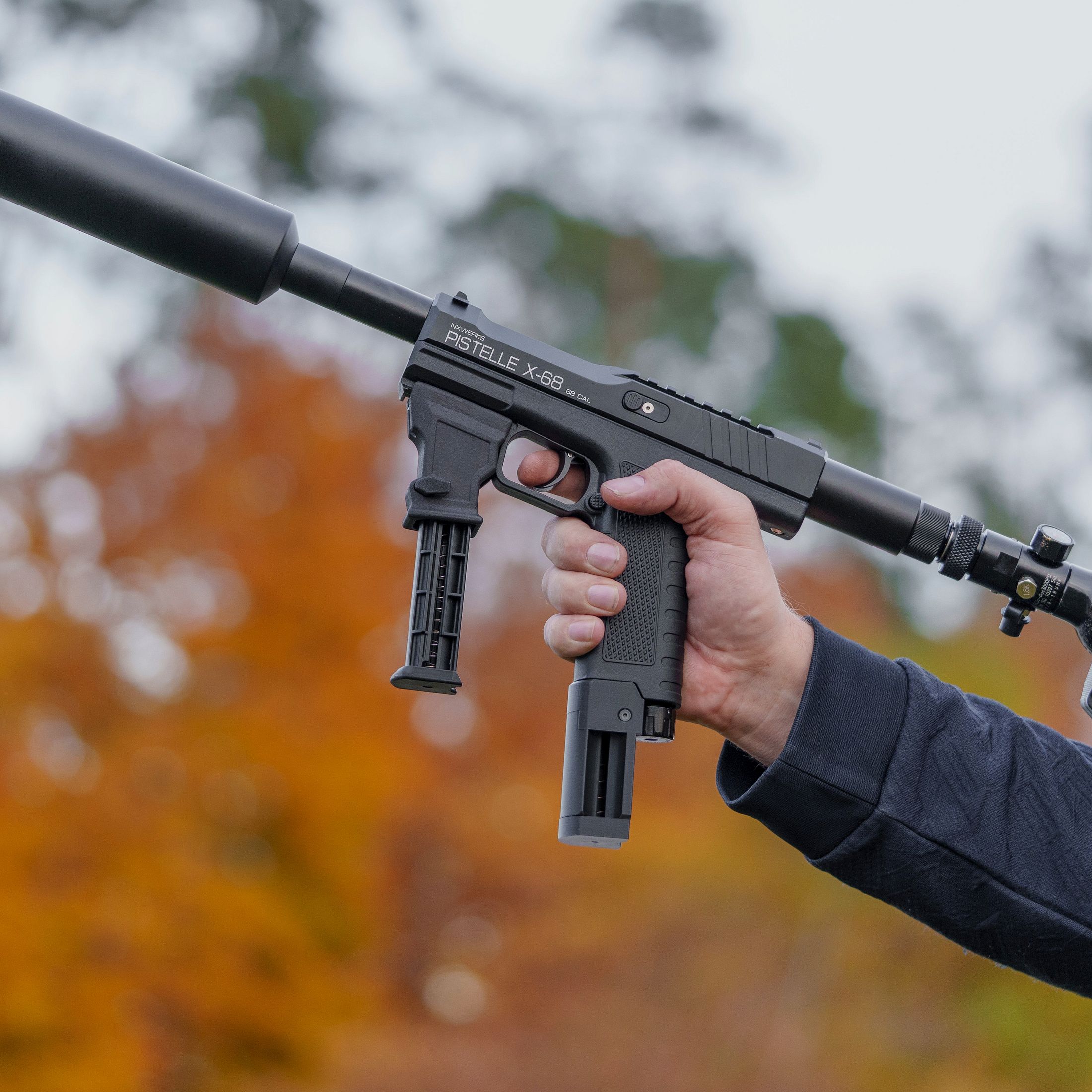MAG - HOLDER | solo para 11 mm Picatinny | Vertical Grip | Pistelle X-68
