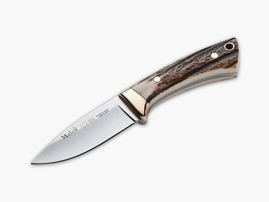 MUELA COLIBRI STAG Jagdmesser mit Horngriff und edler Lederscheide