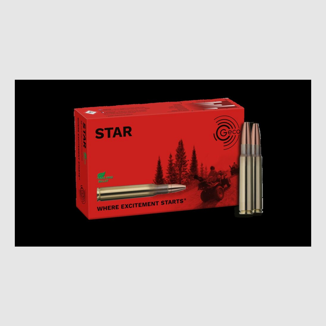 Geco 8x57JS STAR 160grs / 10,4g