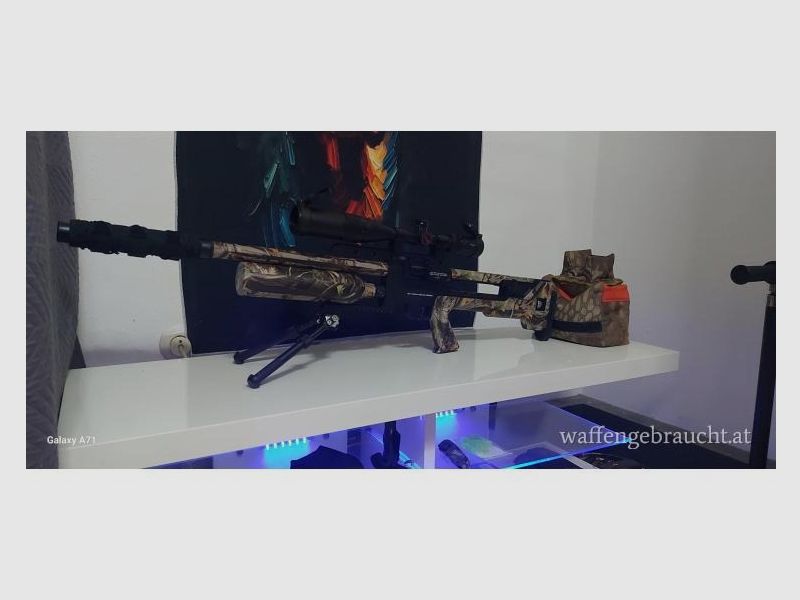 Reximex Throne 5.5mm PCP camo inclusief veel accessoires