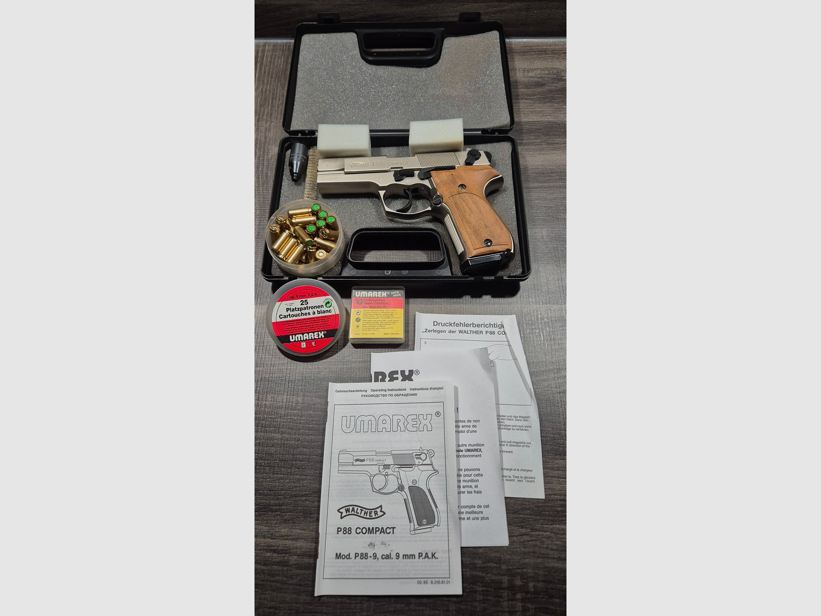 Walther P88 pistolet d'alarme 9mm PAK ***NEUF***