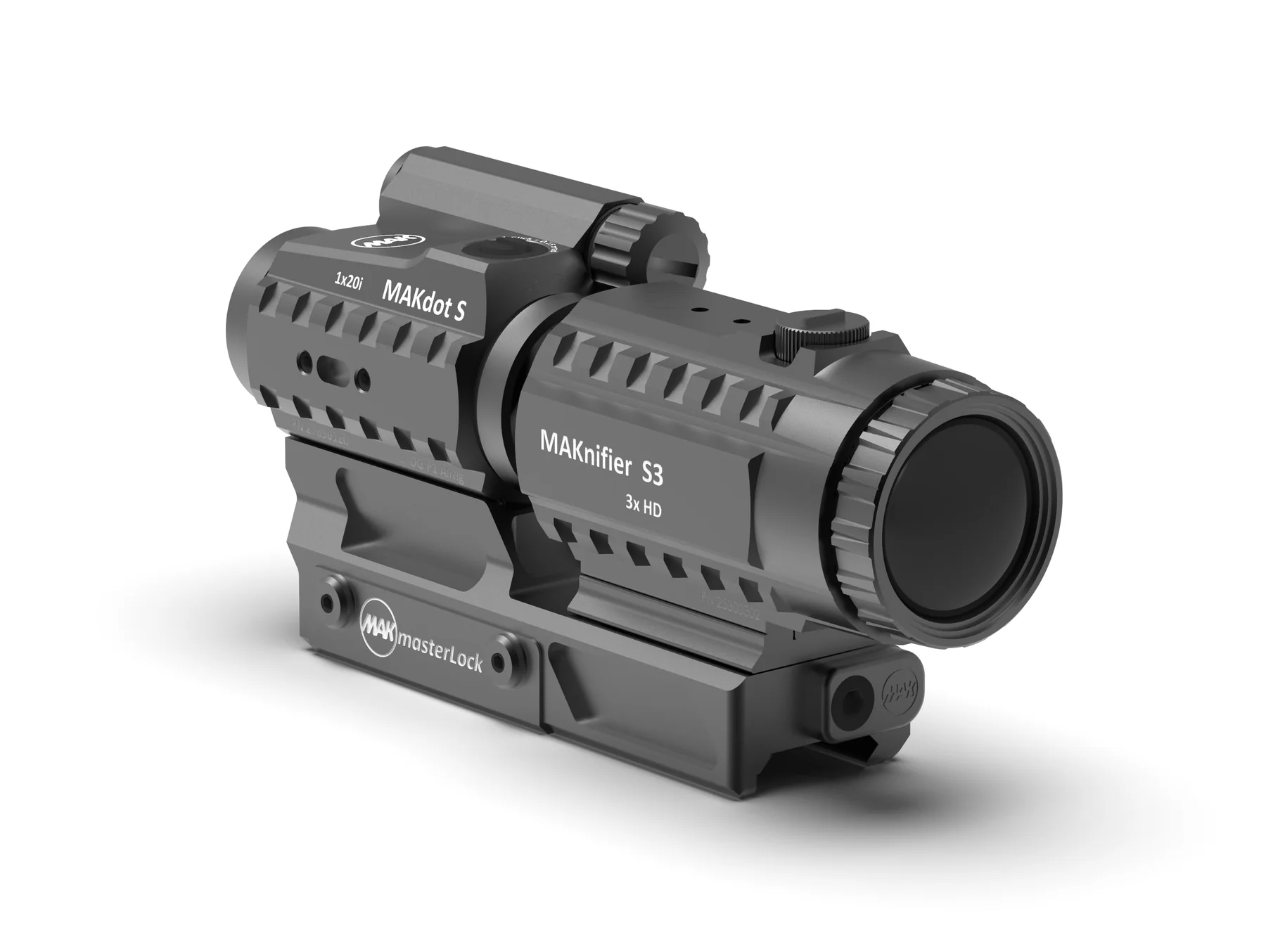 MAK Combo Mirino Reflex (con ingrandimento 3x), immagine 3 di 4