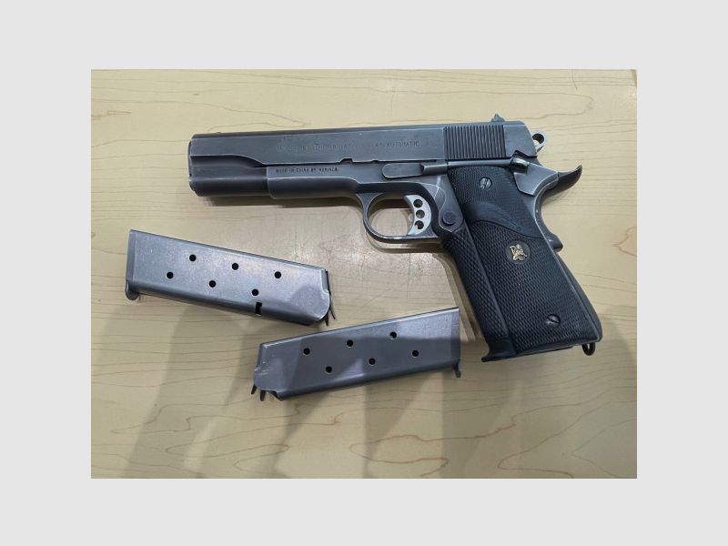 NORINCO 1911 A1 MIT 2 MAGAZINEN - TRIGGERSTOP - ANTIQUE FINISH - .45 AUTO