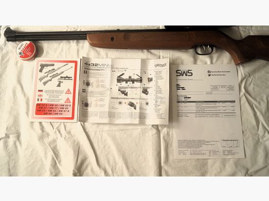 Weihrauch HW57 Sport 4,5 mm Luftgewehr Unterspannhebel